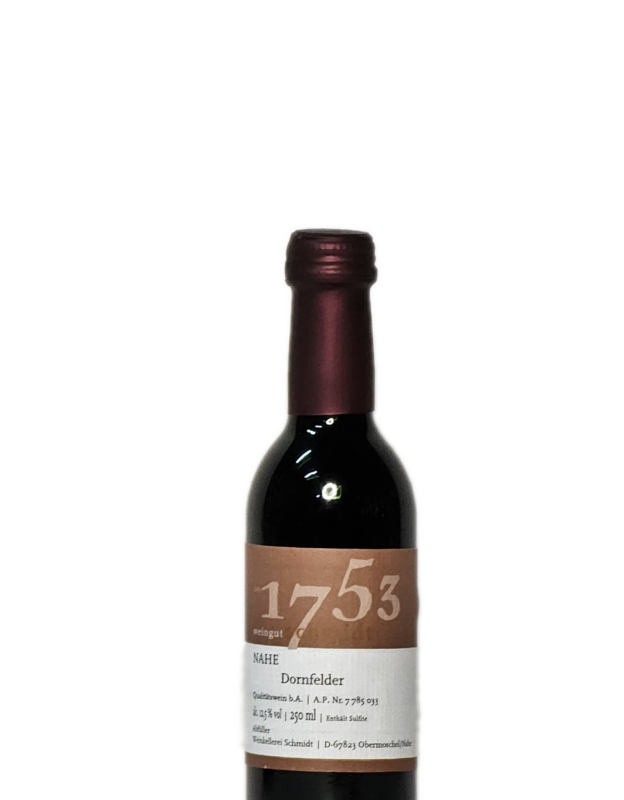 2016 Dornfelder trocken Portionsflasche